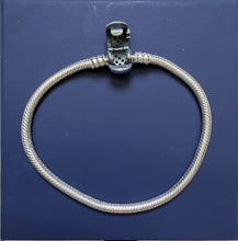 Load image into Gallery viewer, Blank Sterling Silver Charm Bracelet