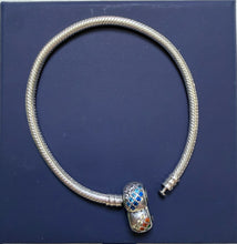 Load image into Gallery viewer, Blank Sterling Silver Charm Bracelet