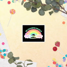 Load image into Gallery viewer, My Favorite Color is Rainbow Sticker