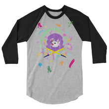 Load image into Gallery viewer, Til Death Do Us Art Raglan Shirt