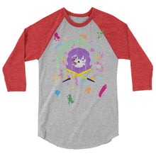 Load image into Gallery viewer, Til Death Do Us Art Raglan Shirt