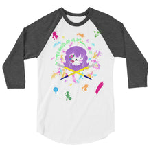 Load image into Gallery viewer, Til Death Do Us Art Raglan Shirt