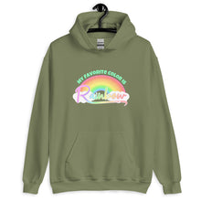 Load image into Gallery viewer, My Favorite Color is Rainbow Unisex Hoodie