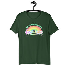 Load image into Gallery viewer, My Favorite Color is Rainbow Unisex T Shirt