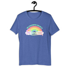 Load image into Gallery viewer, My Favorite Color is Rainbow Unisex T Shirt