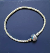 Load image into Gallery viewer, Blank Sterling Silver Charm Bracelet
