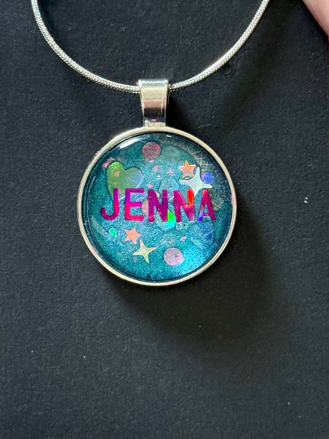 Stainless Steel Pendant with name or word