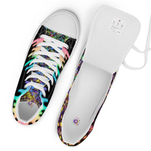 Load image into Gallery viewer, Men’s Rainbow Splatter Sneakers
