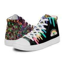 Load image into Gallery viewer, Men’s Rainbow Splatter Sneakers
