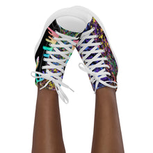 Load image into Gallery viewer, Women’s Rainbow Paint Splatter Sneakers
