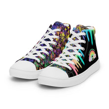 Load image into Gallery viewer, Women’s Rainbow Paint Splatter Sneakers
