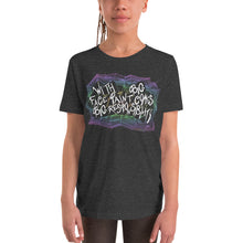 Load image into Gallery viewer, Big Responsibility Youth T-Shirt (Rainbow)
