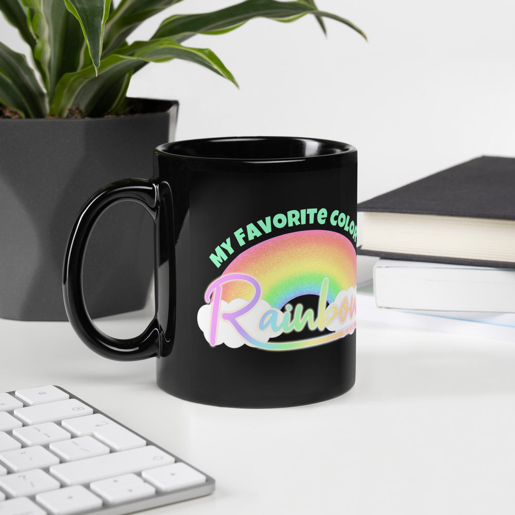 My Favorite Color is Rainbow Mug