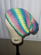 Load image into Gallery viewer, Wednesday/Enid Reversible Knit Hat
