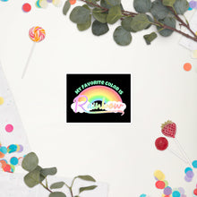 Load image into Gallery viewer, My Favorite Color is Rainbow Sticker
