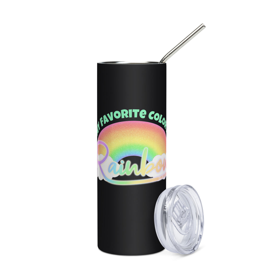 My Favorite Color is Rainbow Tumbler