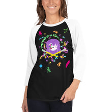 Load image into Gallery viewer, Til Death Do Us Art Raglan Shirt
