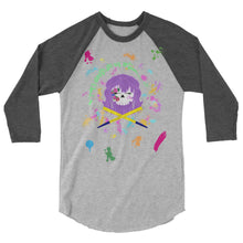 Load image into Gallery viewer, Til Death Do Us Art Raglan Shirt
