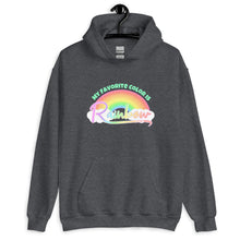 Load image into Gallery viewer, My Favorite Color is Rainbow Unisex Hoodie
