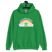 Load image into Gallery viewer, My Favorite Color is Rainbow Unisex Hoodie
