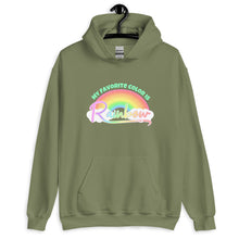 Load image into Gallery viewer, My Favorite Color is Rainbow Unisex Hoodie
