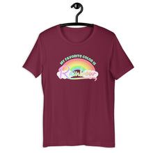 Load image into Gallery viewer, My Favorite Color is Rainbow Unisex T Shirt
