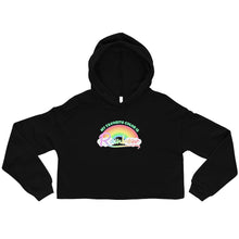 Load image into Gallery viewer, My Favorite Color is Rainbow Crop Hoodie
