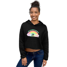 Load image into Gallery viewer, My Favorite Color is Rainbow Crop Hoodie
