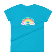 Load image into Gallery viewer, My Favorite Color is Rainbow Womens Fit T-Shirt
