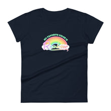 Load image into Gallery viewer, My Favorite Color is Rainbow Womens Fit T-Shirt
