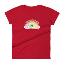 Load image into Gallery viewer, My Favorite Color is Rainbow Womens Fit T-Shirt
